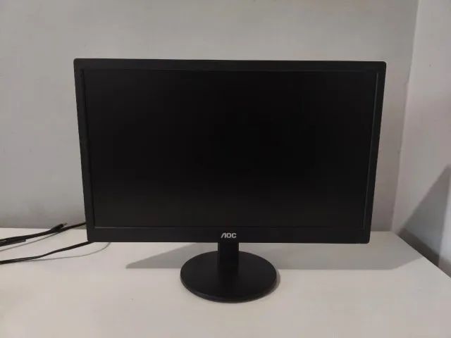 Monitor AOC 18,5 Polegadas LED E970SWHNL Widescreen HD 60 Hz