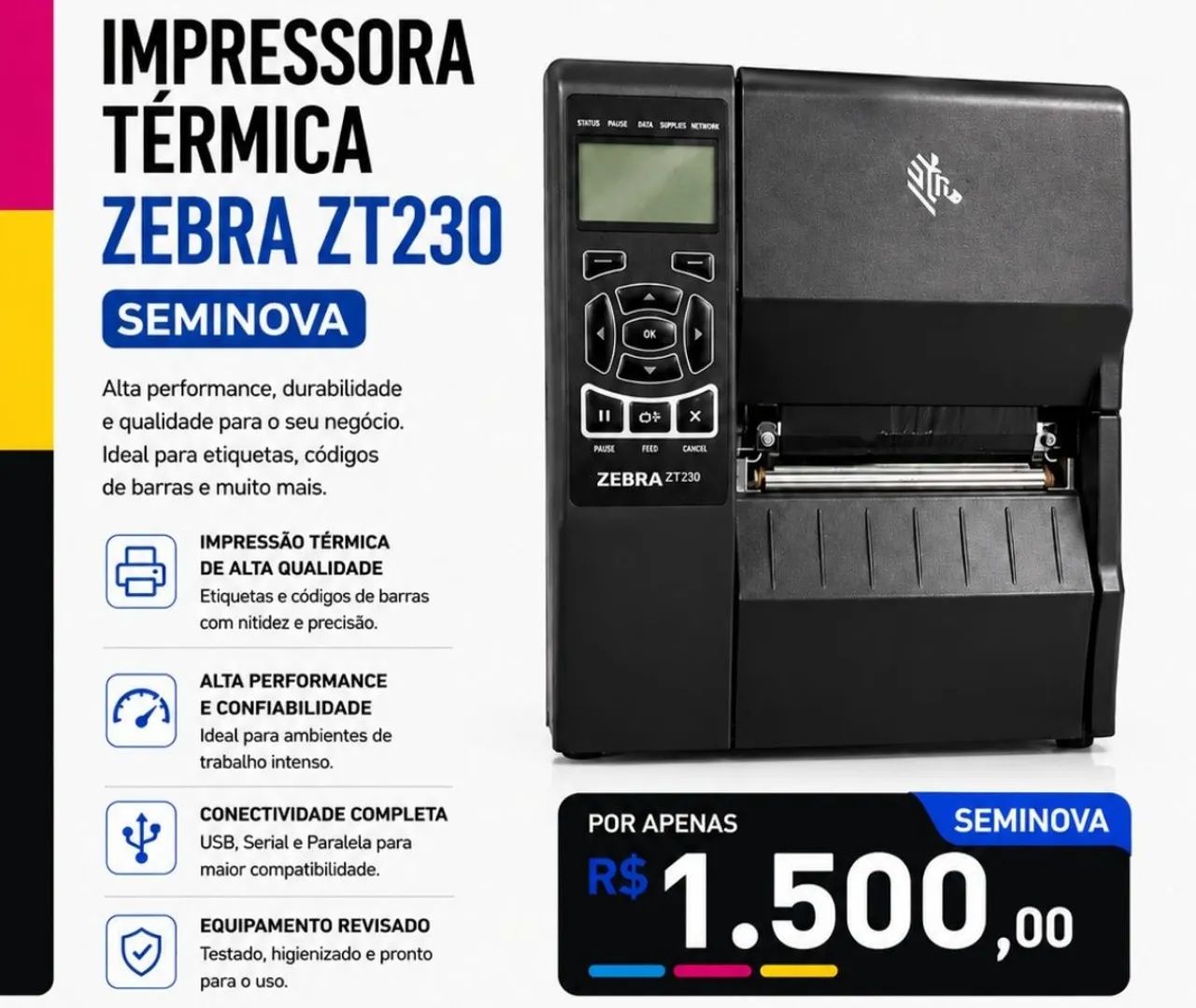Impressora Térmica Zebra ZT230