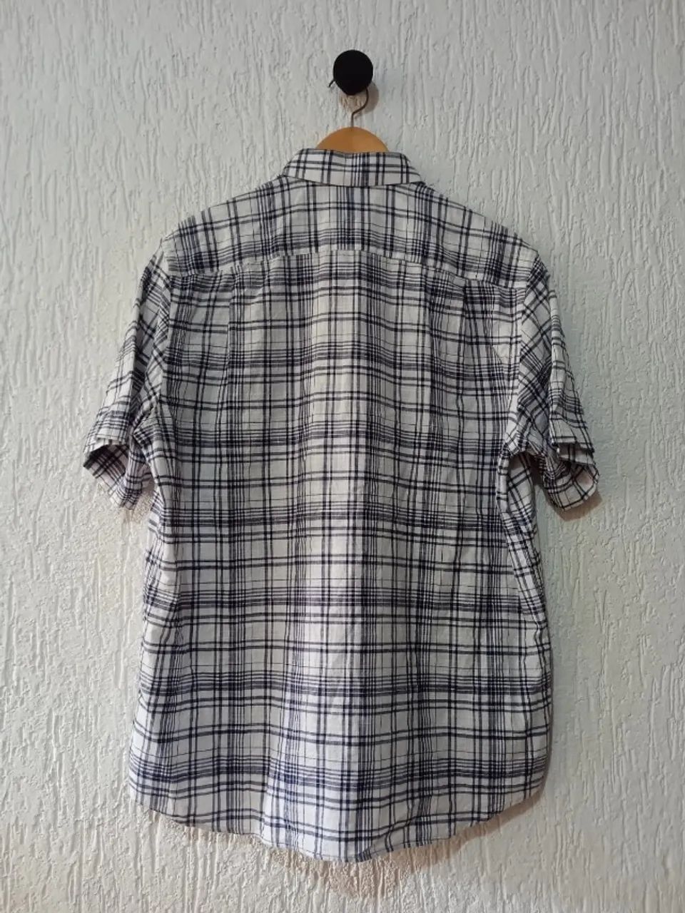 camisa xadrez brooksfield regular fit tam g - Foto 2