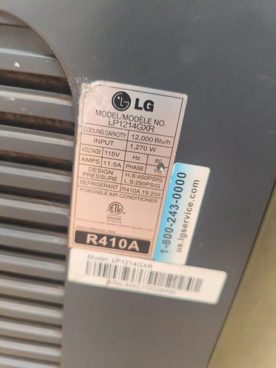 Ar-condicionado portátil LG 12.000 BTUs - Foto 4