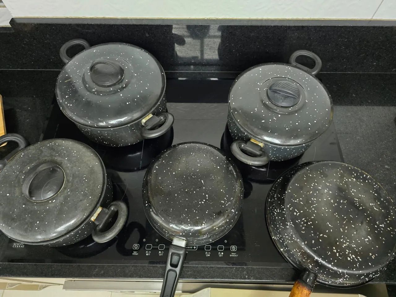 Conjunto de Panelas de Ferro