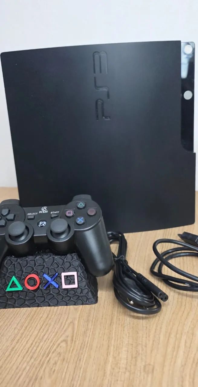 PS3 Slim com jogos + lojinha - Foto 3