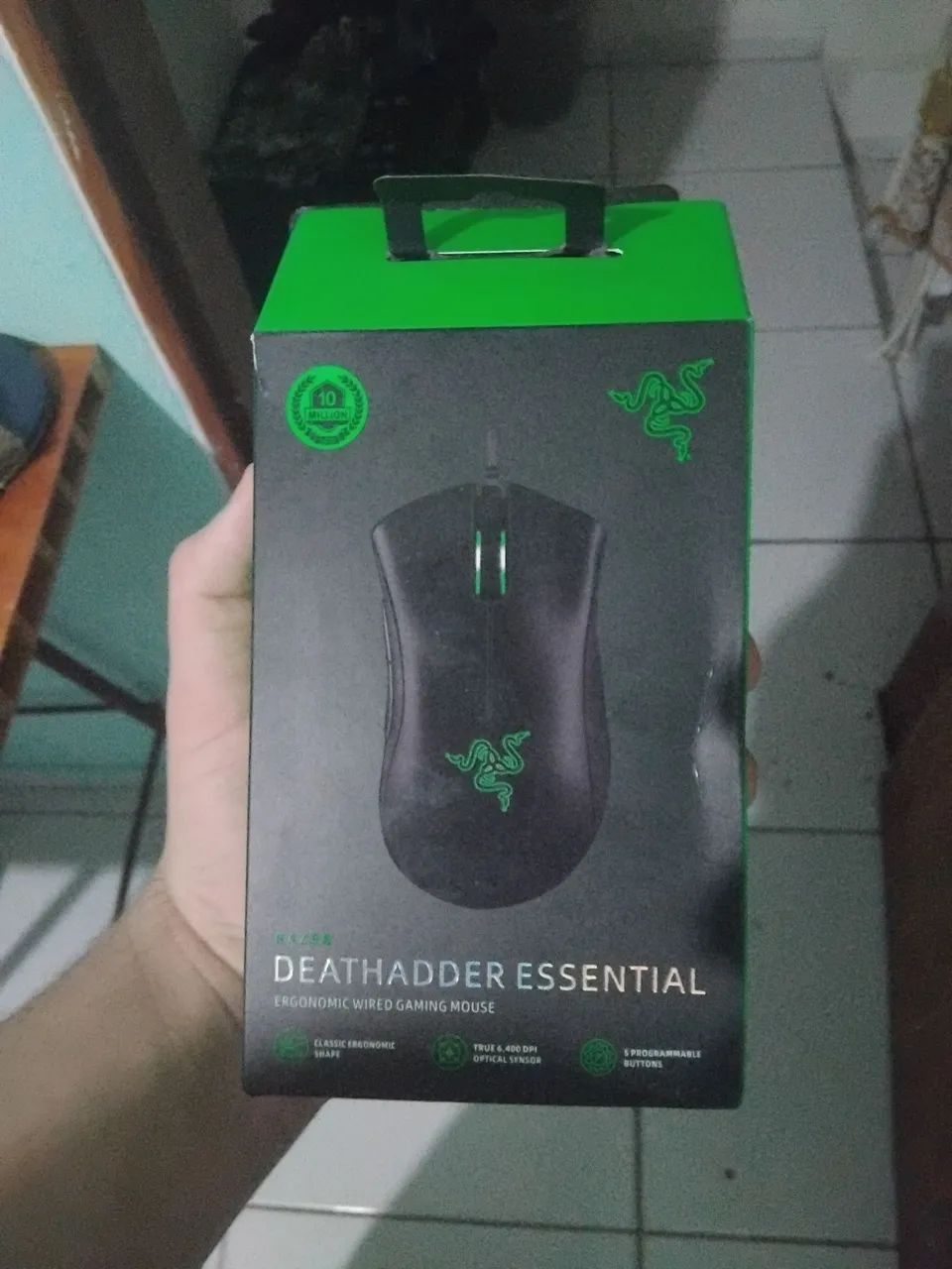 Mouse Razer DeathAdder Essential com caixa ? pouco uso - Foto 2