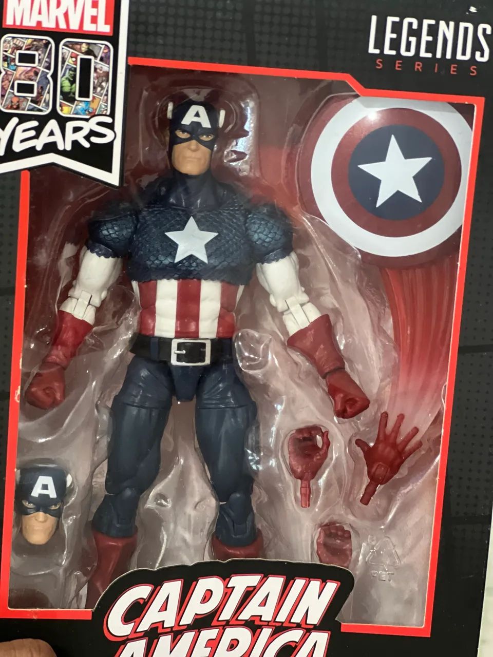 Capitão América 80 anos marvel legends - Foto 2