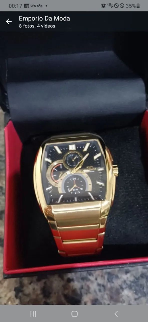 Relógio Technos Dourado - Foto 3