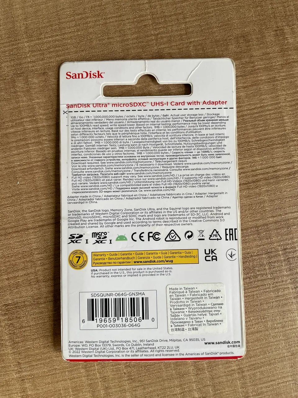 Micro SD Sandisk ULTRA 64GB - Foto 2