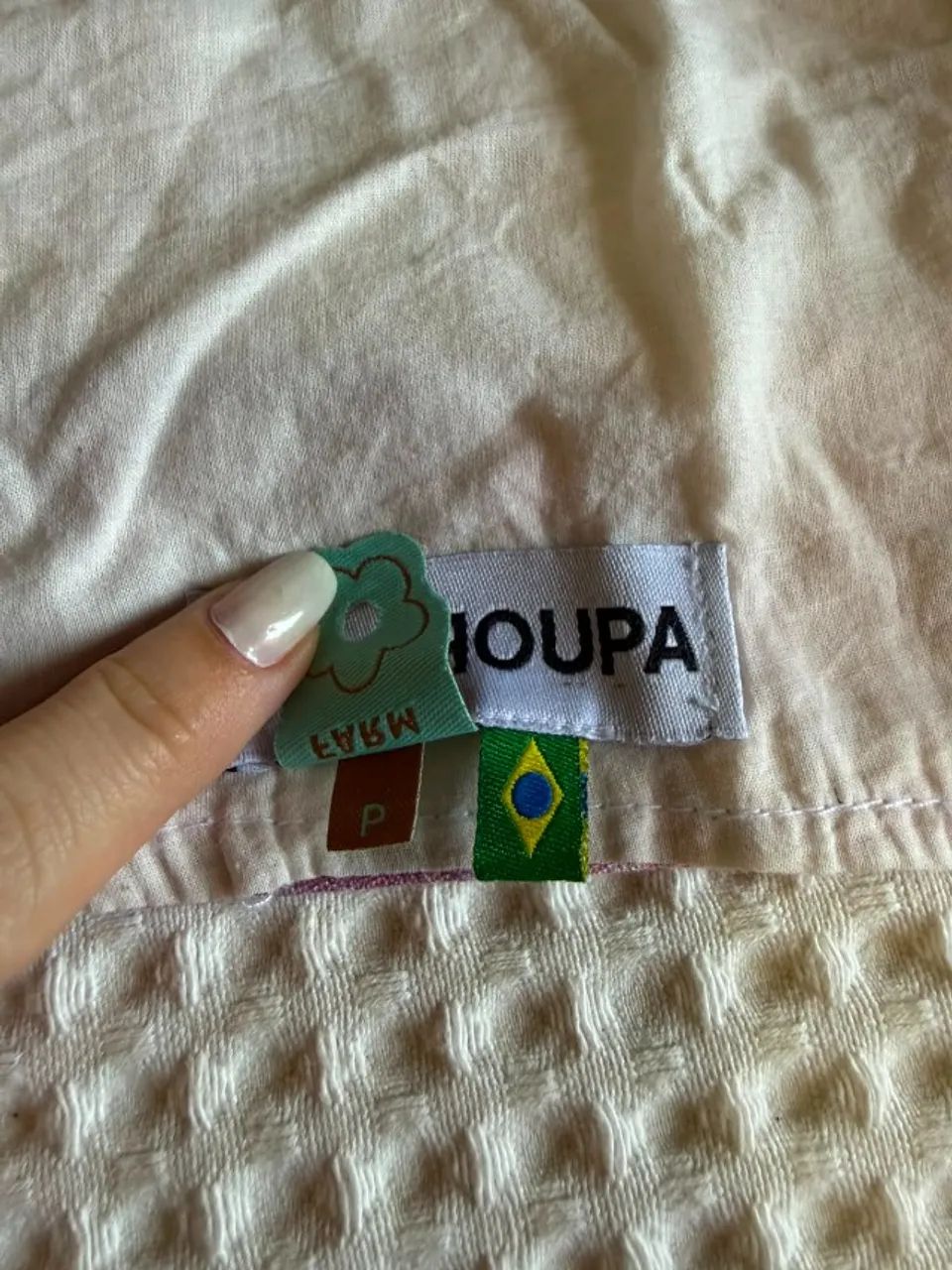 Top Cropped FARM Estampado Original Tam. P - Nunca Usado - Foto 2