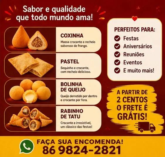 Salgadinhos para Festas - Foto 2