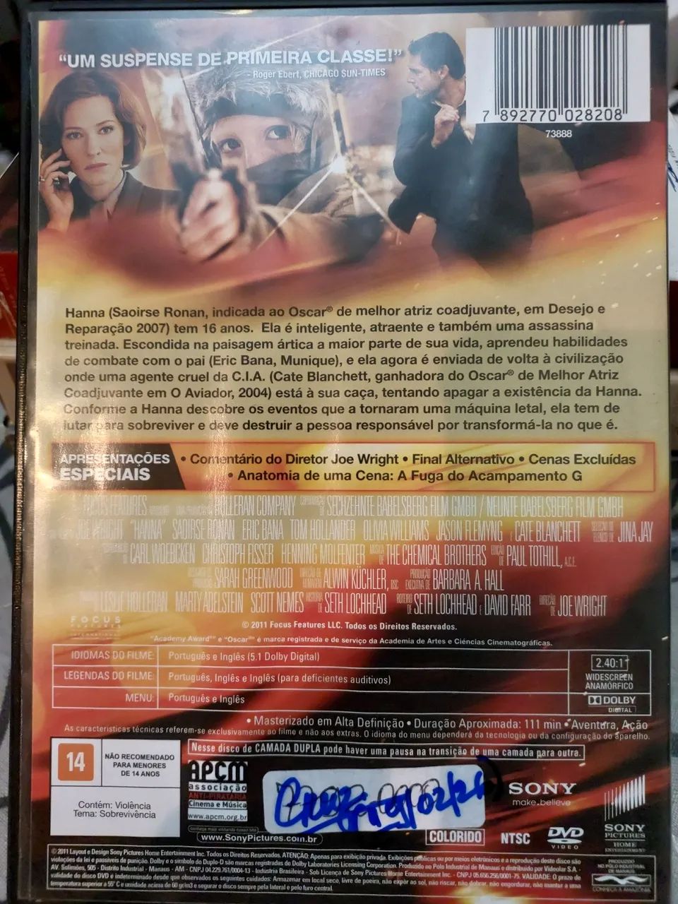Filme DVD HANNA. - Foto 2
