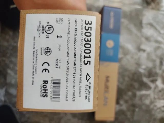 Patch Panel 24 Portas Cat6 Multilan Furukawa - Foto 2