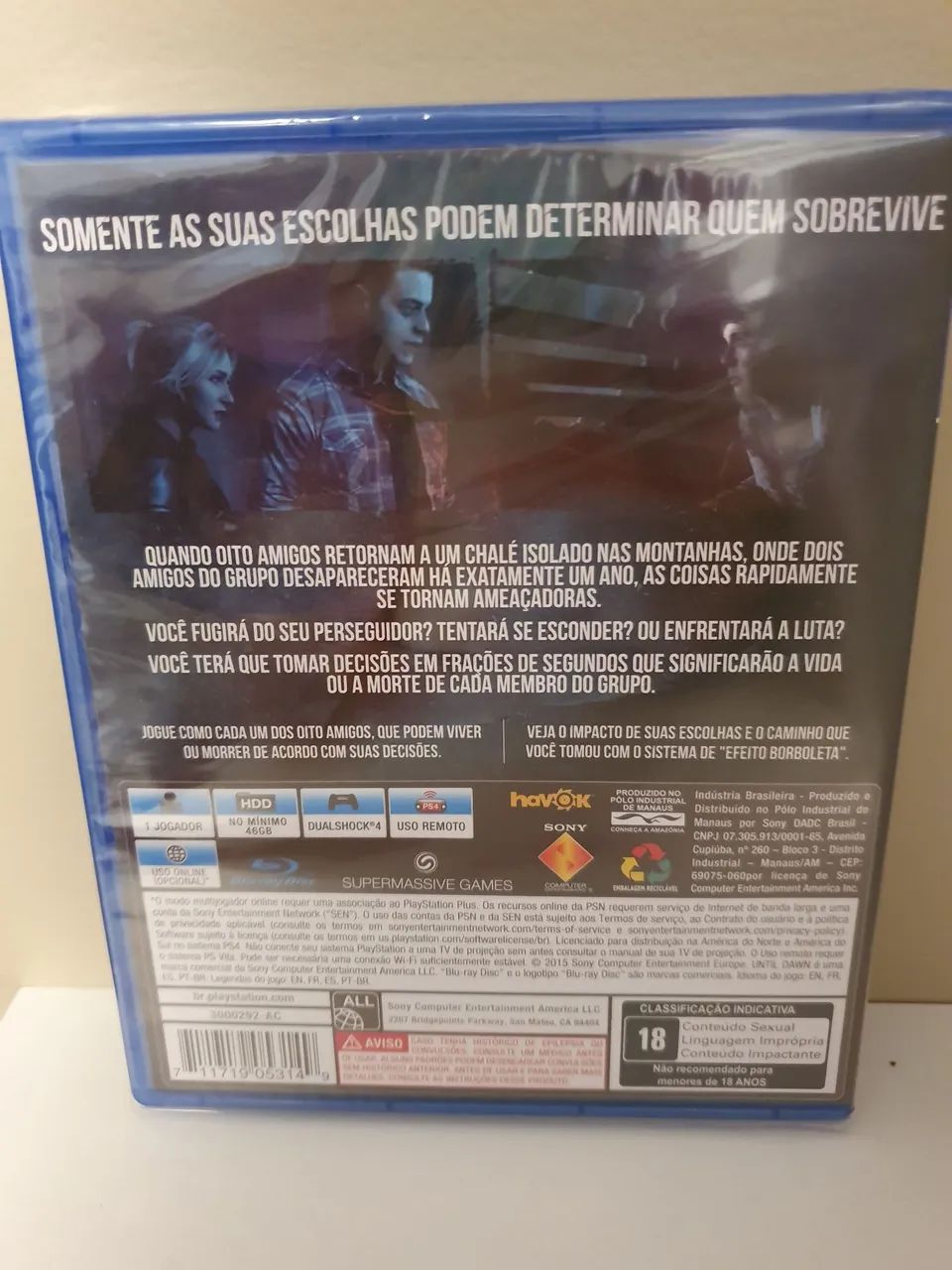 Jogo PS4 Until Dawn - Foto 2