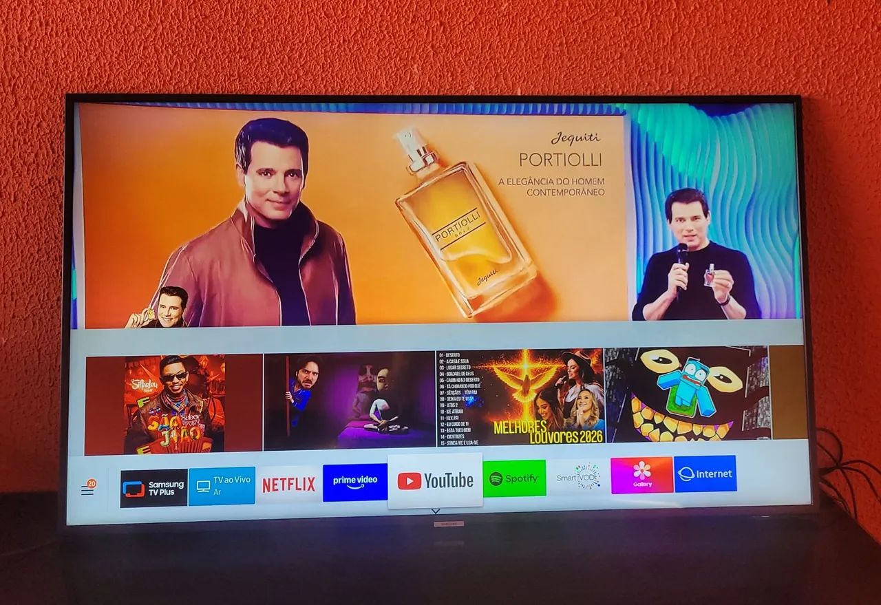 Smart Tv Led Samsung 50" Polegadas 4K - Foto 2