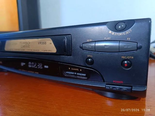 Video Cassete Philips VR355 4 cabeças mono - Foto 5