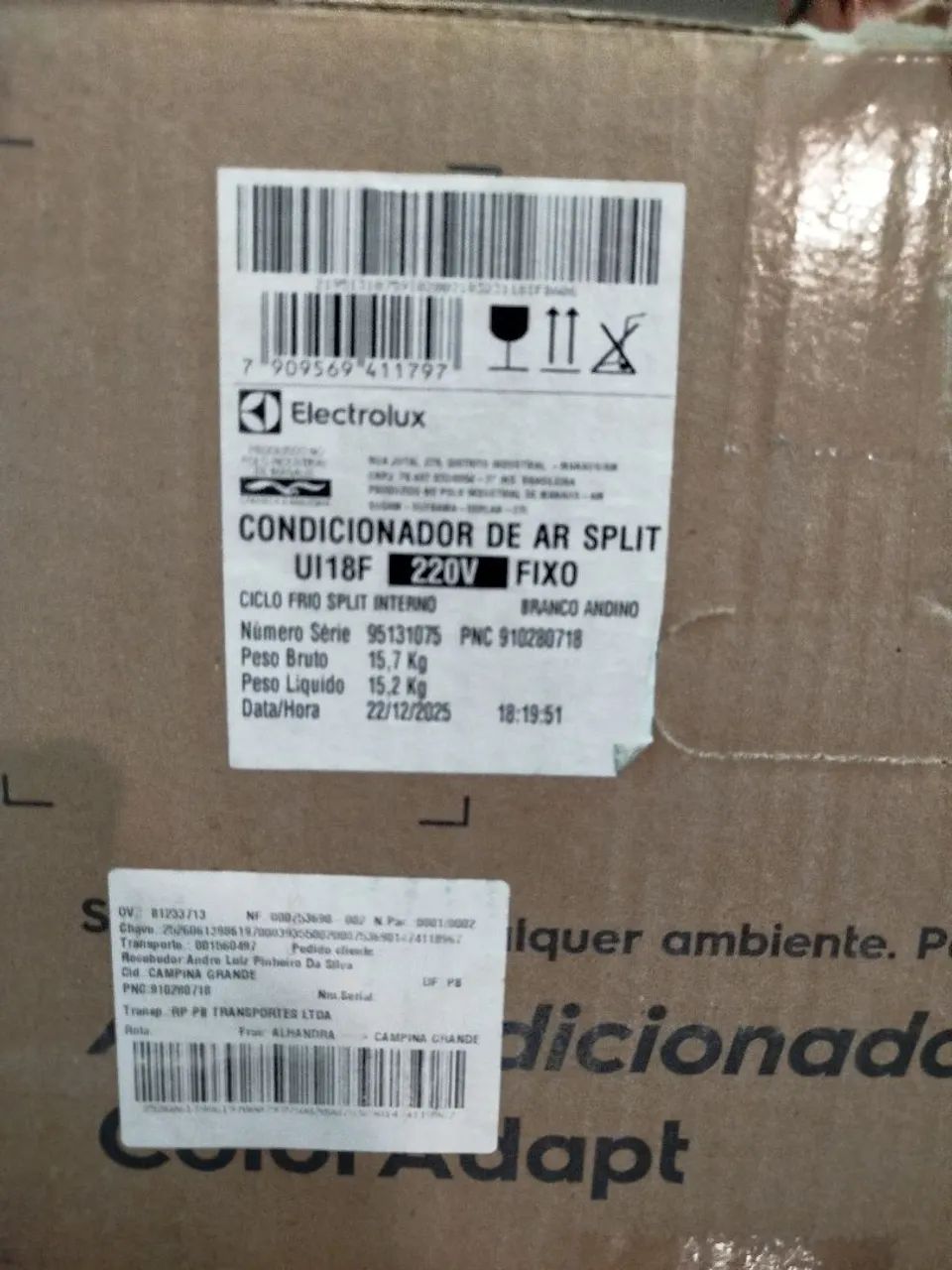 AR CONDICIONADO ELETROLUX 18.000BTUs Split Color Adapt  - Foto 5