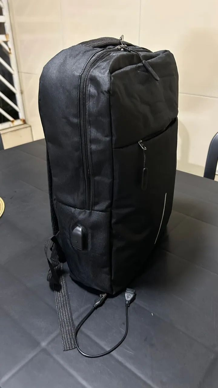 Mochila para Notebook e Uso Diário - Preta