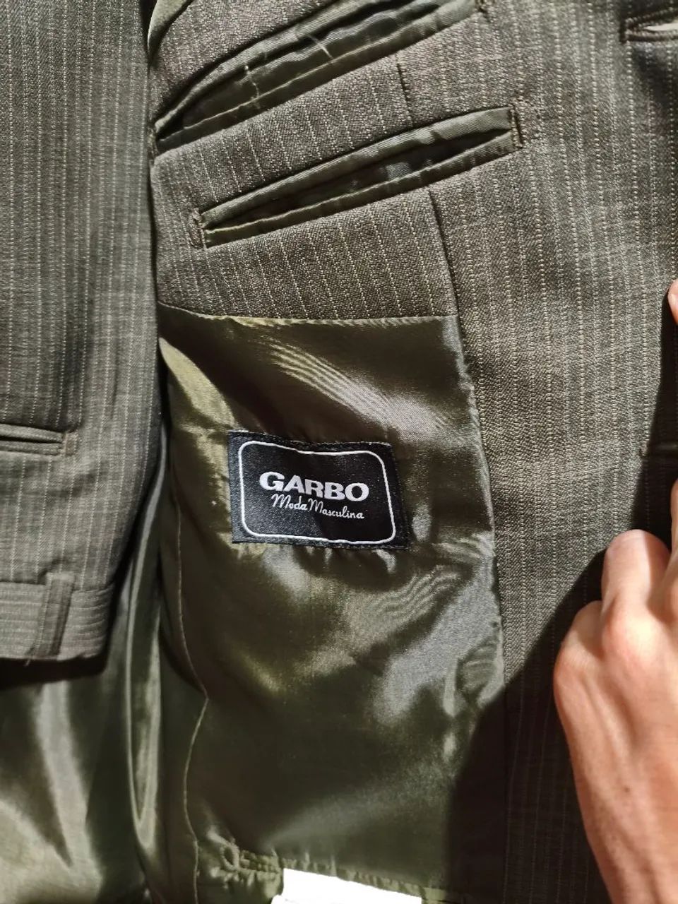 Terno Garbo cor castor/bege tem.46 - Foto 5