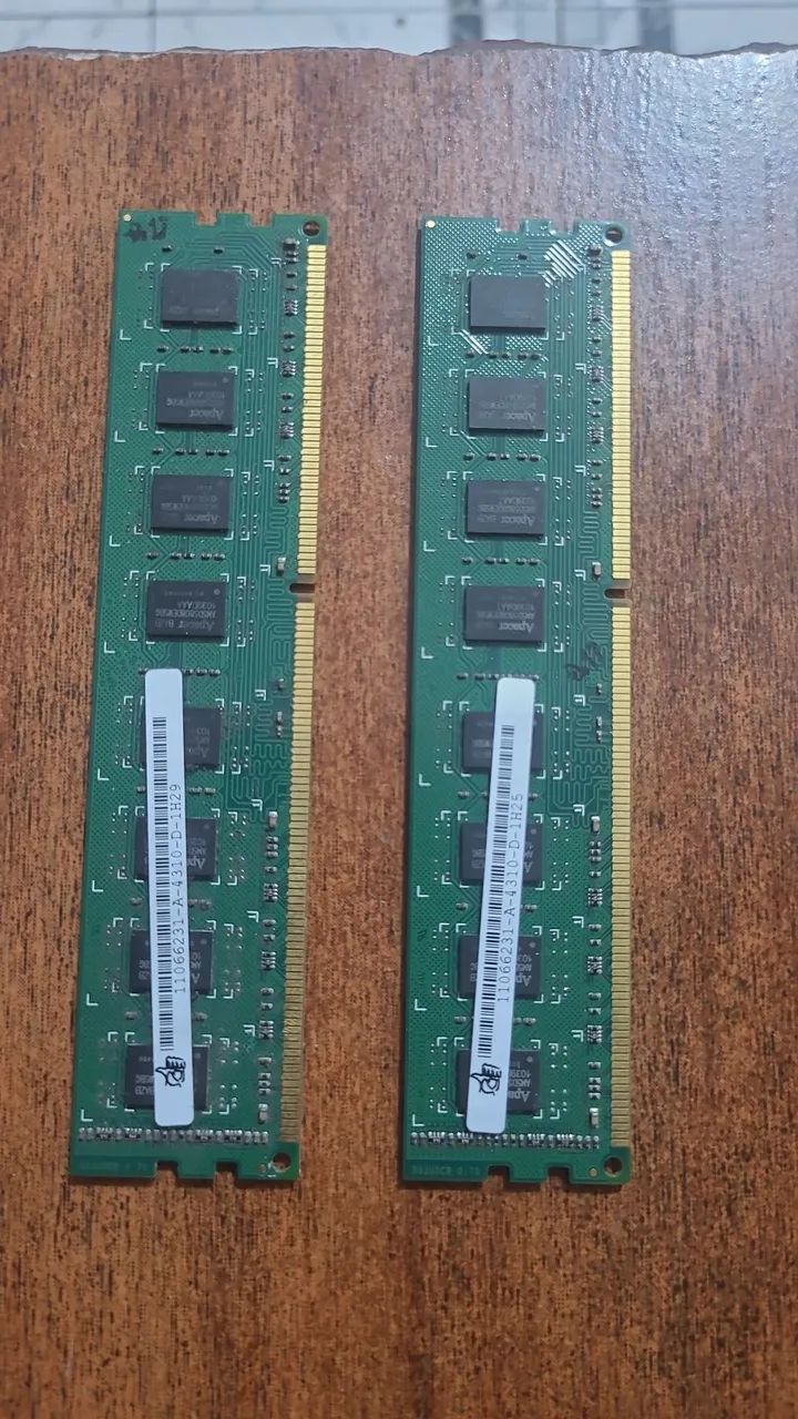 Vendo par de memória pc 4GB ddr3 funcionando perfeitamente. <br>Cada uma tem 2GB - Foto 2