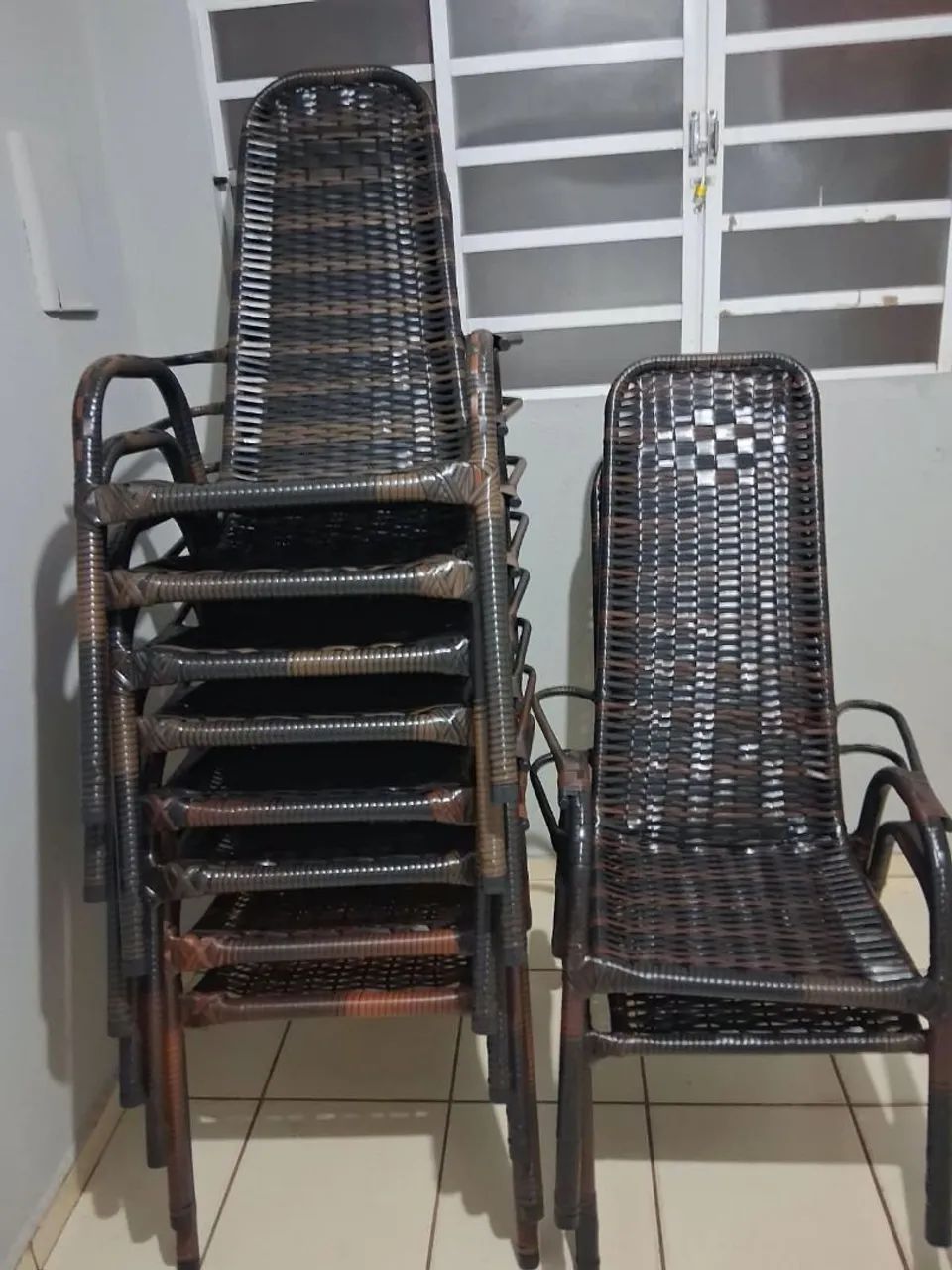 Cadeira de junco 