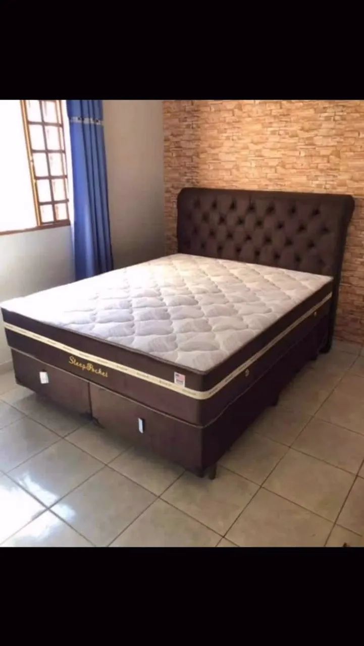 Cama Box Casal com qualidade reconhecida e entrega rápida em Goiânia! - Foto 5