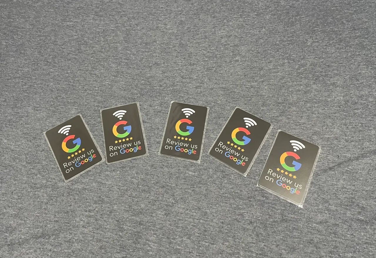 Cartão NFC Avaliação Google 