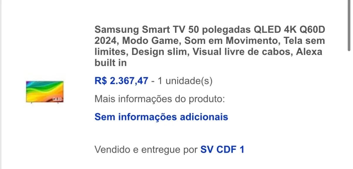 Smart TV Q60D 50 120hz - Foto 5