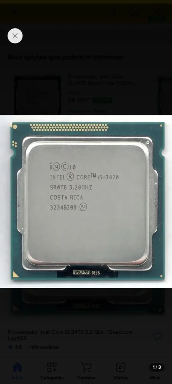 PROCESSADOR i5 3470 - Foto 2