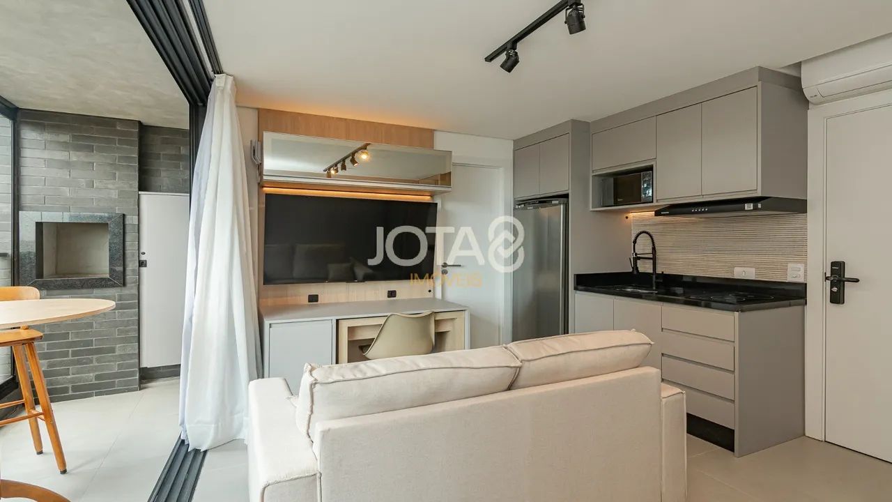 STUDIO MOBILIADO E COM VAGA NO BATEL Studio Novo E Com Vaga No Batel - Foto 3