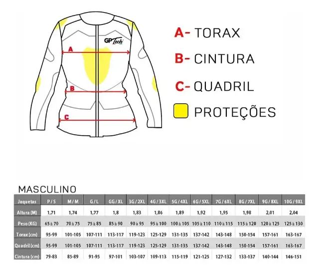 Jaqueta Motociclista Gp Tech Winter 2   -  Com Proteção / Impermeável - Foto 3