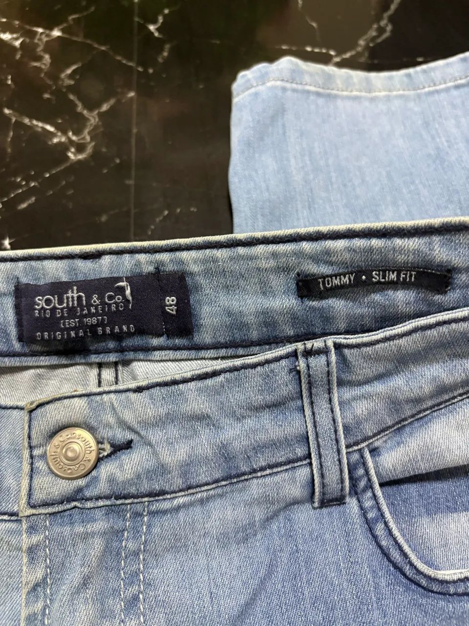 Calça masculina slim fit 48 - Foto 4