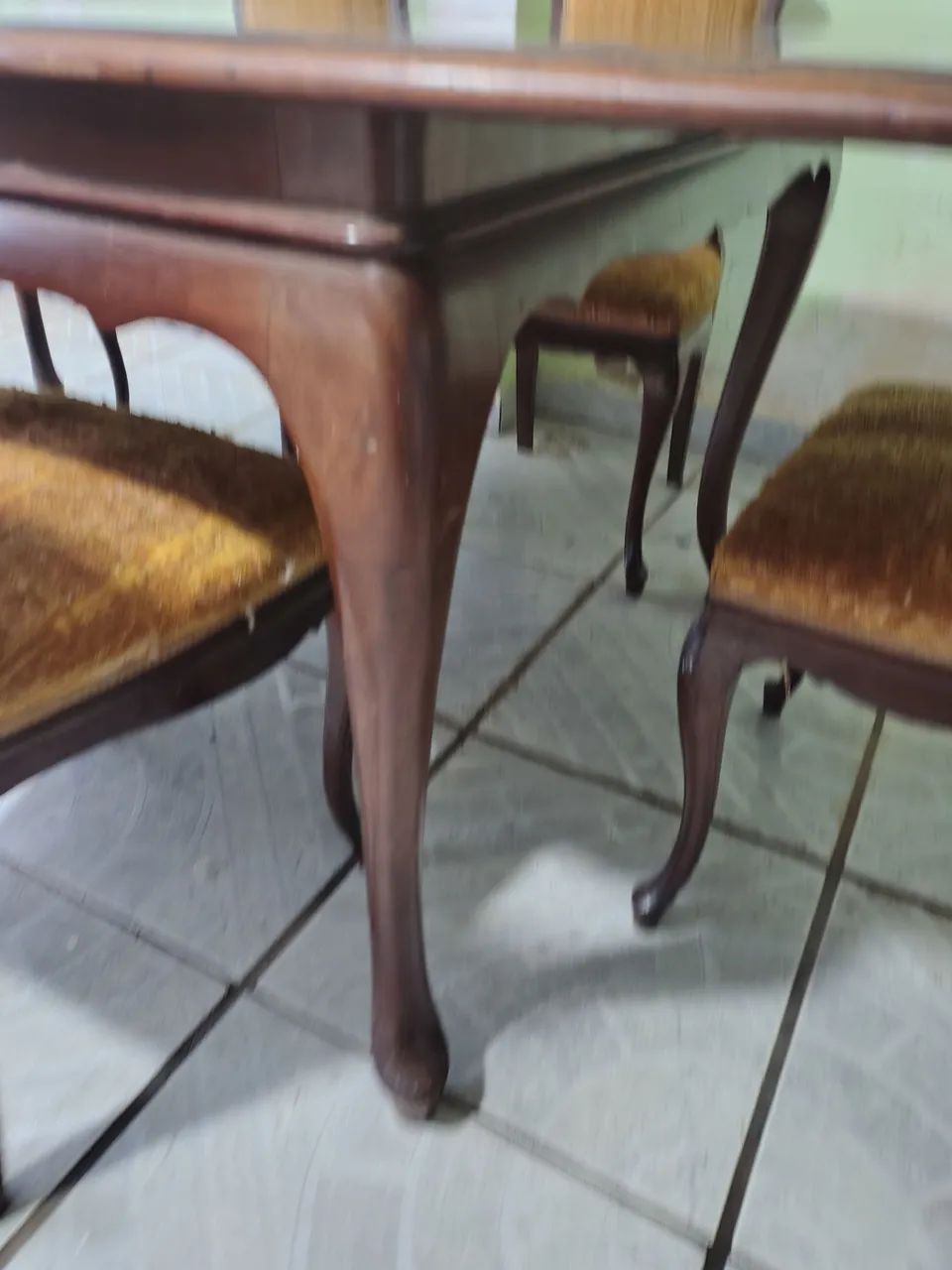 Mesa antiga clássico estilo Luís XV - Foto 3