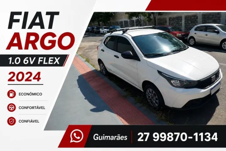 Fiat Argo 1.0 6V Flex. 2024