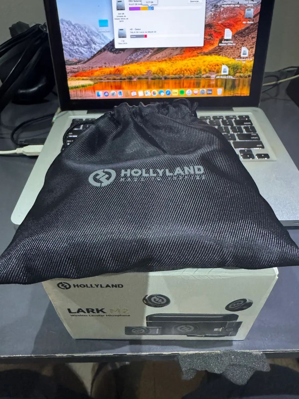 Hollyland LARK M2 Duplo Lightning iPhone - Completo na Caixa - Foto 4