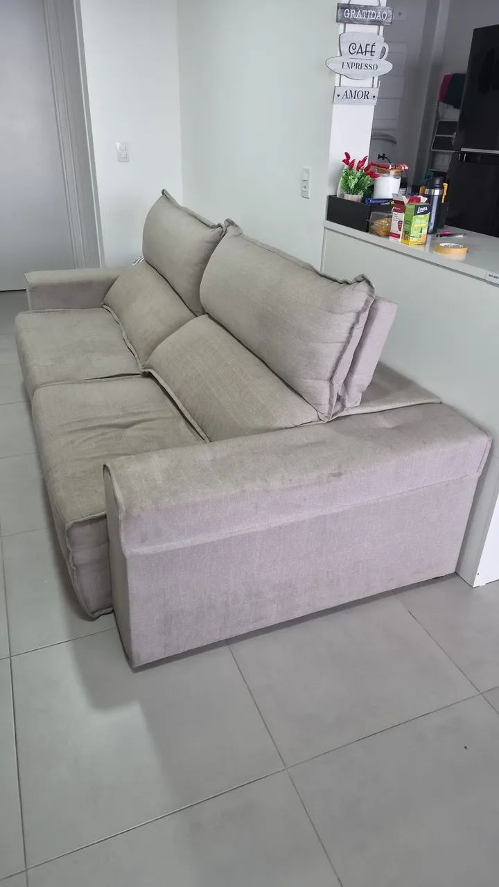 Sofá retrátil usado - Foto 2