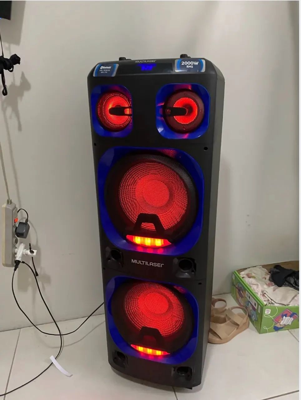 Caixa de Som Multilaser 2000W RMS - Foto 3