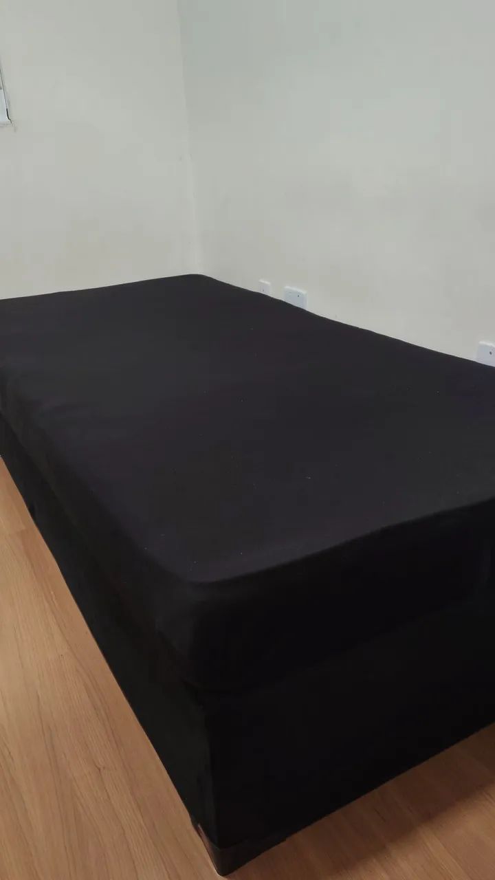 Cama de Solteiro + Colchão e Capa de Colchão 