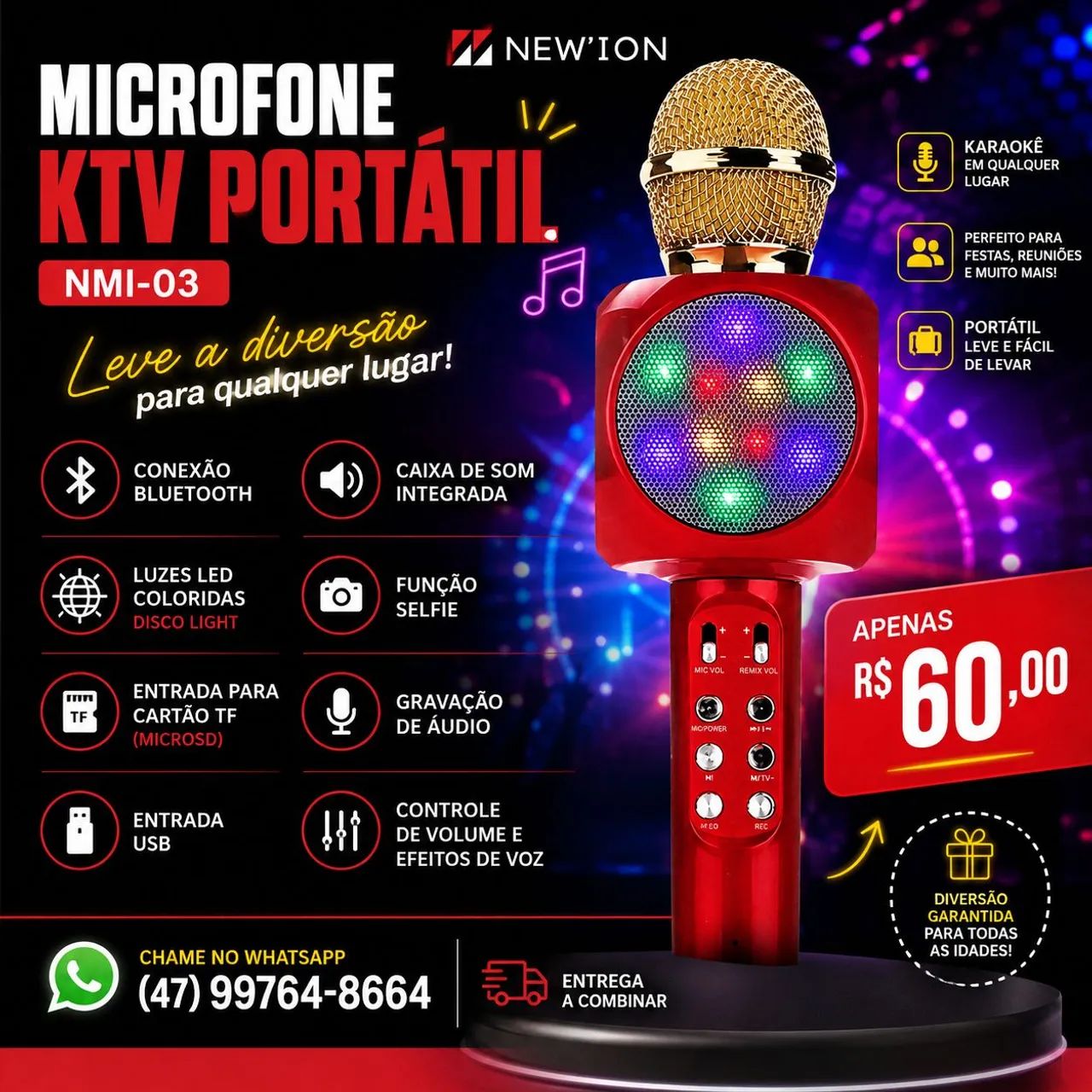 Microfone infantil
