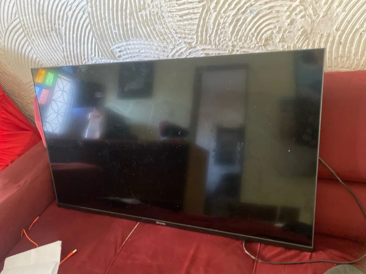 Tv com defeito tela
