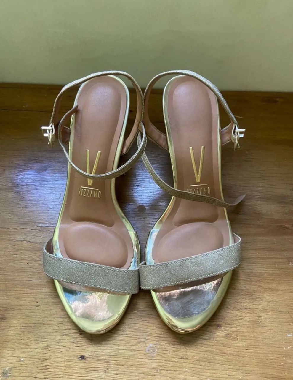 Sandália Vizzano Glitter Dourado 37 - Foto 2