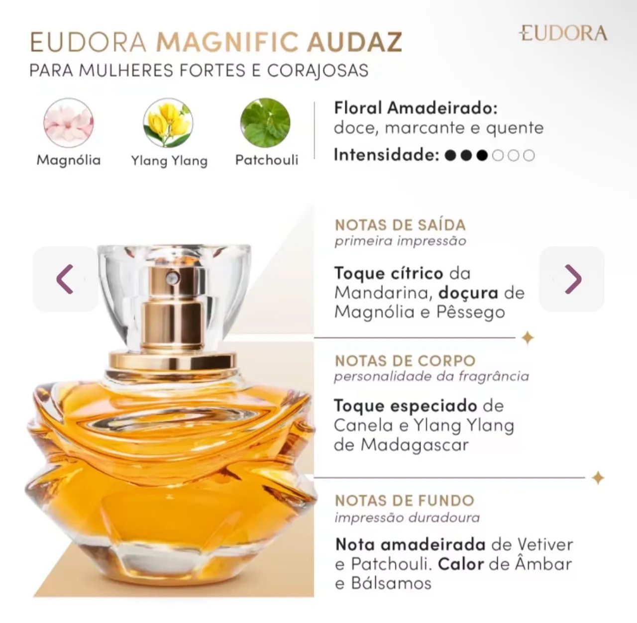 Perfume EUDORA MAGNÍFIC AUDAZ - Foto 4