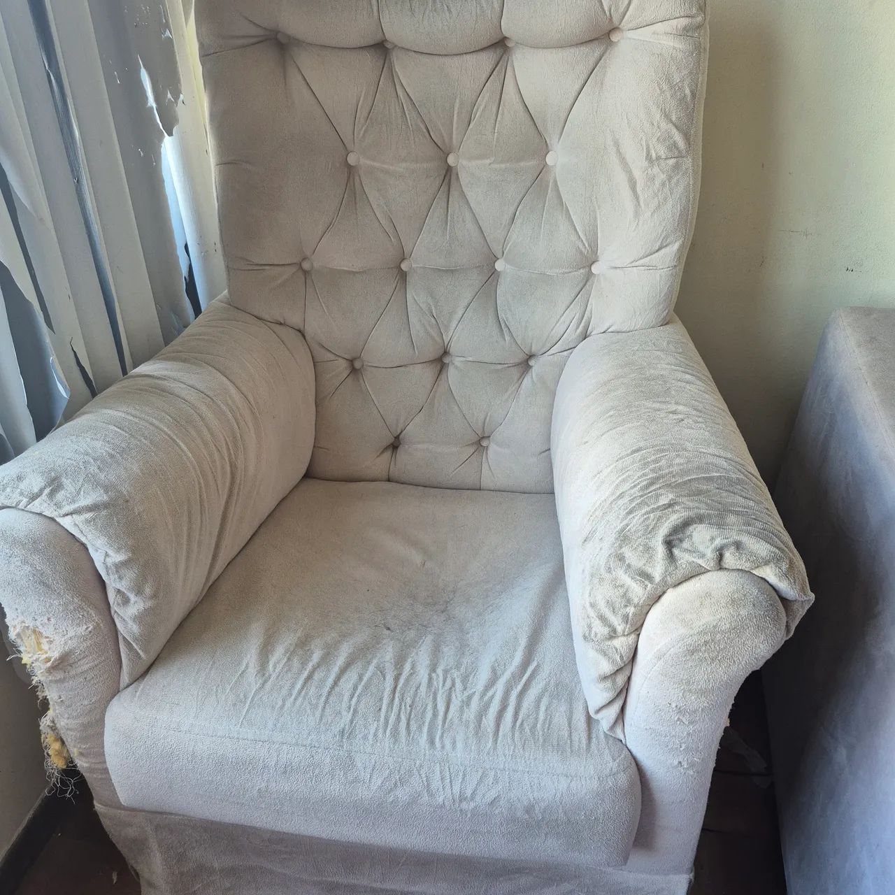 Poltrona de balanço com puff - Foto 2