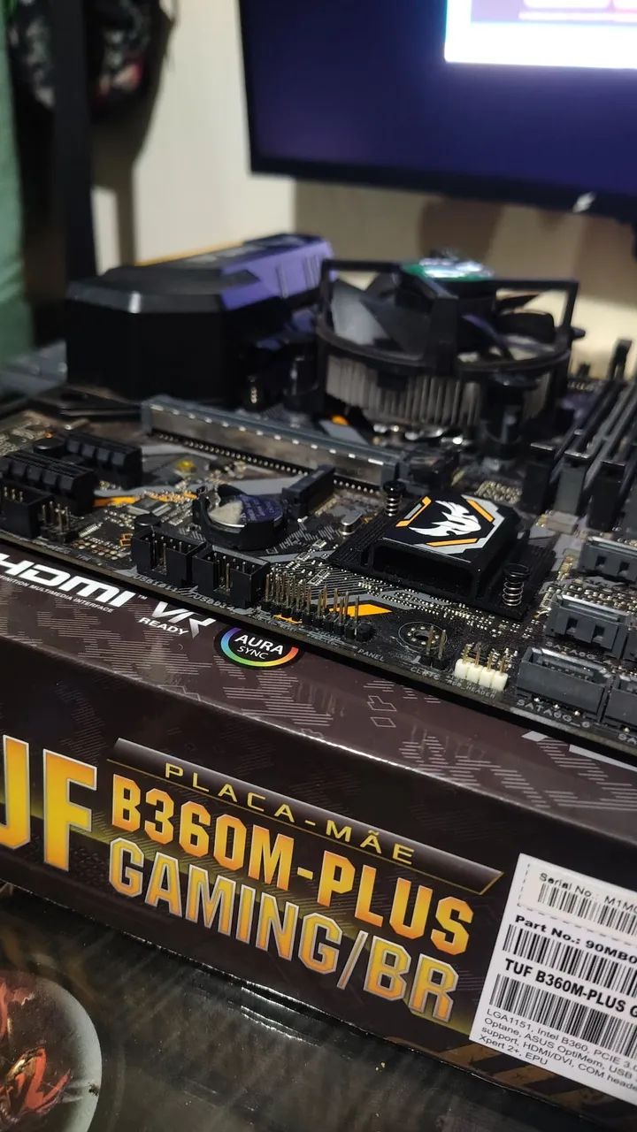 B360m Plus TUF + I5 9400F