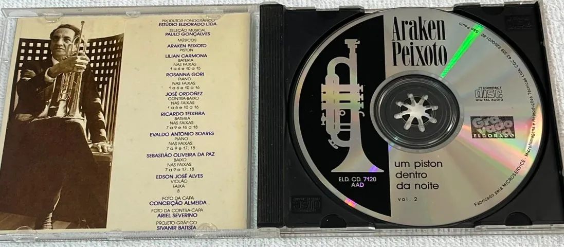 CD ARAKEN PEIXOTO - UM PISTON DENTRO DA NOITE - Foto 2