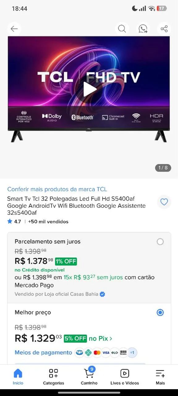 Televisão TV TCL smart - Foto 3