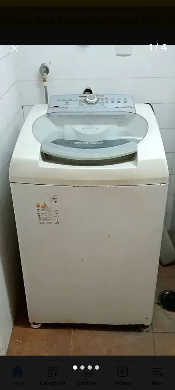 Vendo máquina de lavar roupas Brastemp 11 kg em excelente estado 220 volts