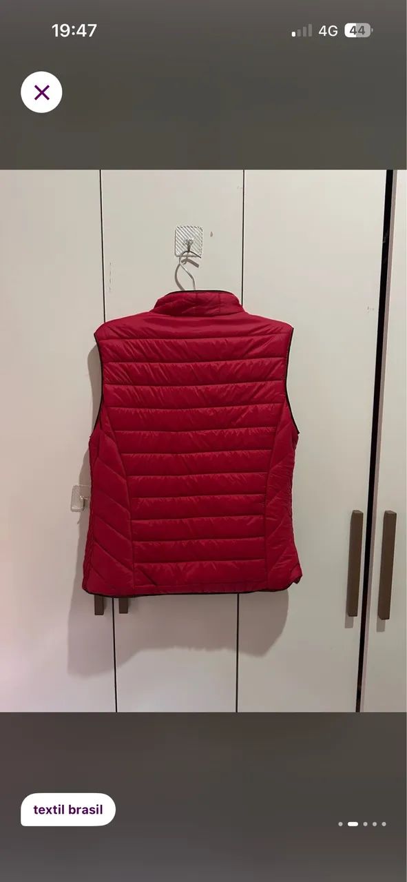 Colete vermelho G - Foto 2