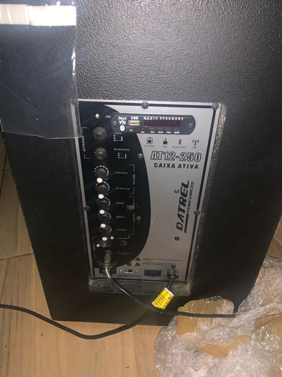 Caixa de Som ativa e passiva Datrel 12 polegadas  - Foto 4