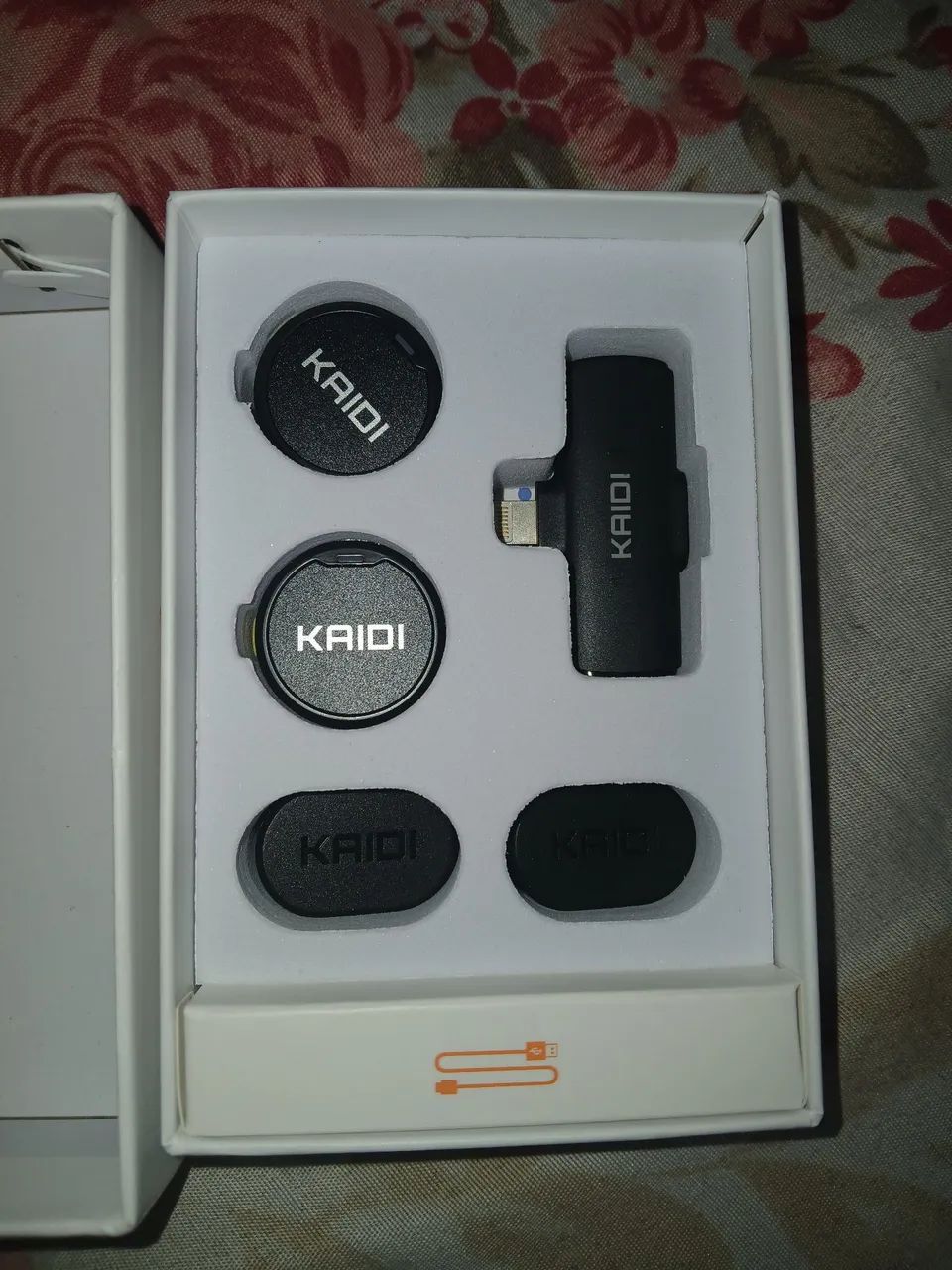 Microfone de Lapela KAIDI entrada Lightning - Foto 2