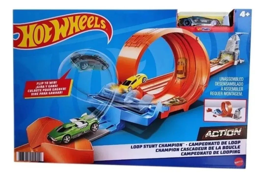 Pista Hotwheels campeonato de looping