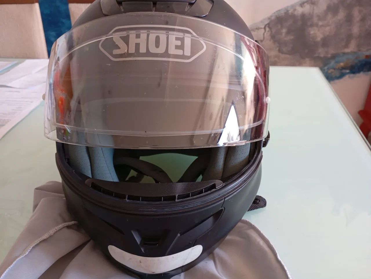 CAPACETE ESCAMOTEÁVEL DA SHOEY, UM DOS MAIS CAROS E RECOMENDADOS PARA MOTOCICLISTAS !!! - Foto 6