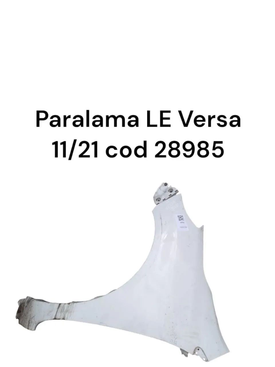 Paralama esquerdo versa 